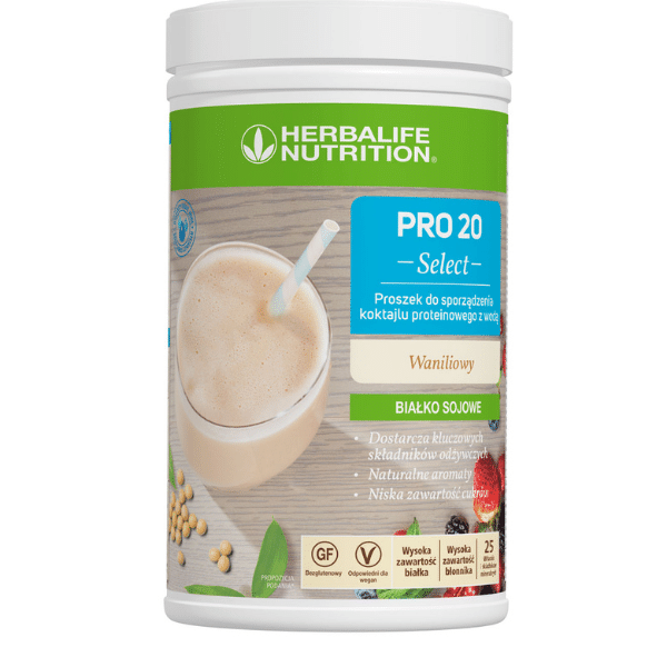pro20selectt PRO 20 Select Produkt proteinowy waniliowy