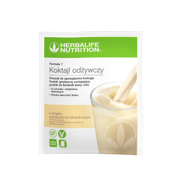 Koktajl waniliowo-śmietankowy 7 saszetek