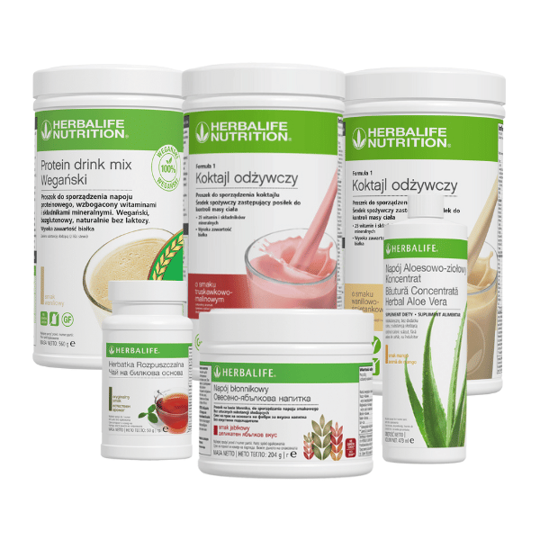 Zdrowe pożywne śniadanie Herbalife Plus