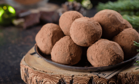 Wegańskie trufle czekoladowo-pomarańczowe