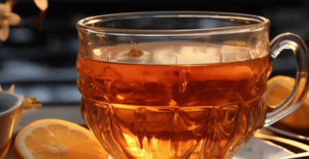 Napój na dobry sen z koprem i cytryną