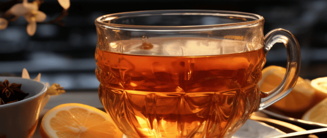 Napój na dobry sen z koprem i cytryną