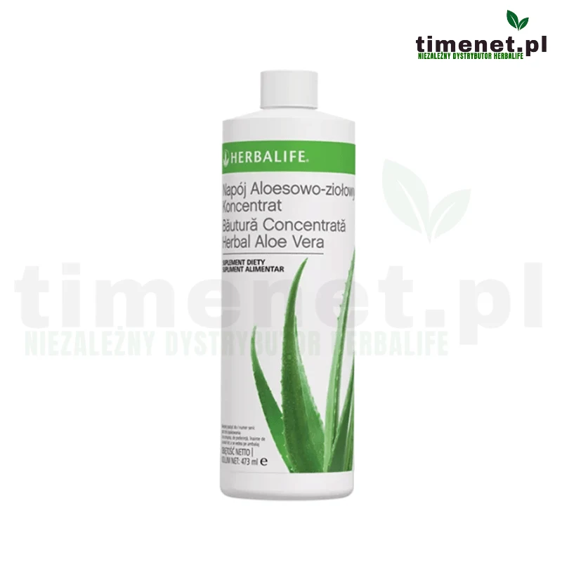 Napój aloesowo-ziołowy Koncentrat o smaku aloesowo-ziołowym 473 ml