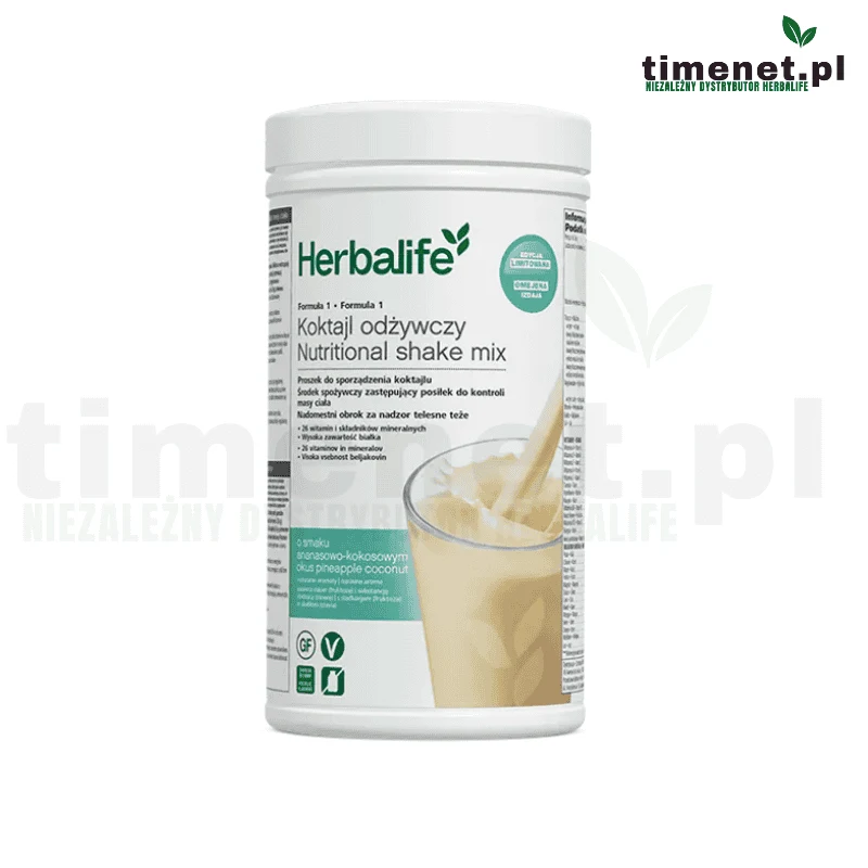 550ananas Herbalife koktajl odżywczy o smaku ananasowo-kokosowym 550g