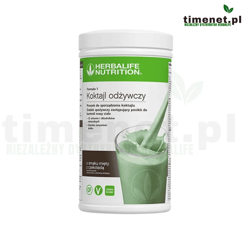 Herbalife odżywczy o smaku mięty z czekoladą 550g