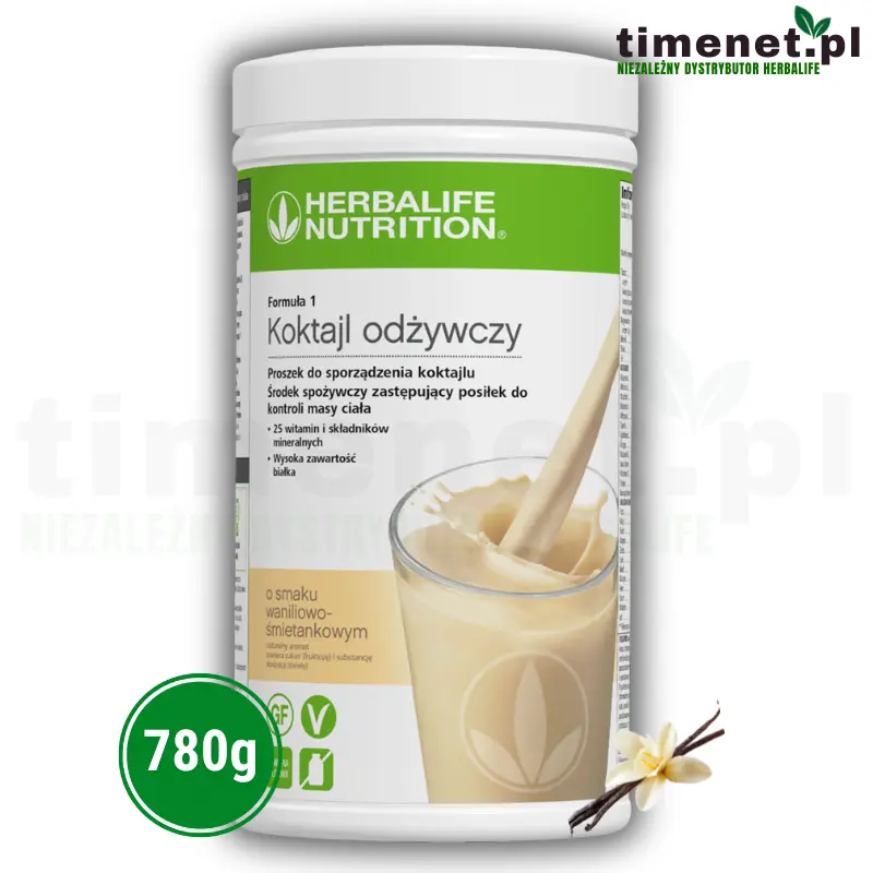 Koktajl waniliowo-śmietankowy 780g