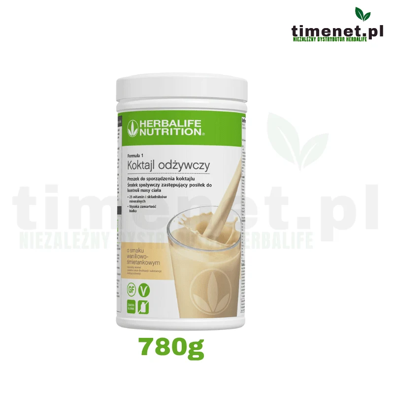 Herbalife koktajl odżywczy waniliowo-śmietankowy 780g