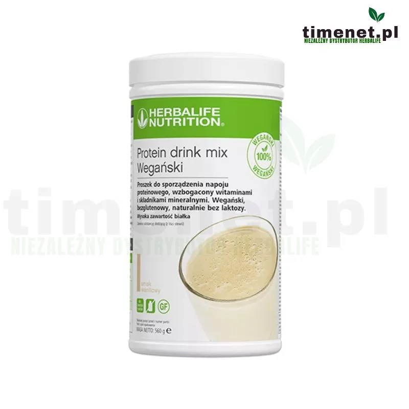 Protein drink mix Wegański smak waniliowy 560 g