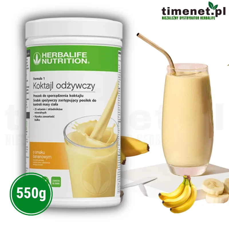 Herbalife Koktajl odżywczy o smaku bananowym 550g