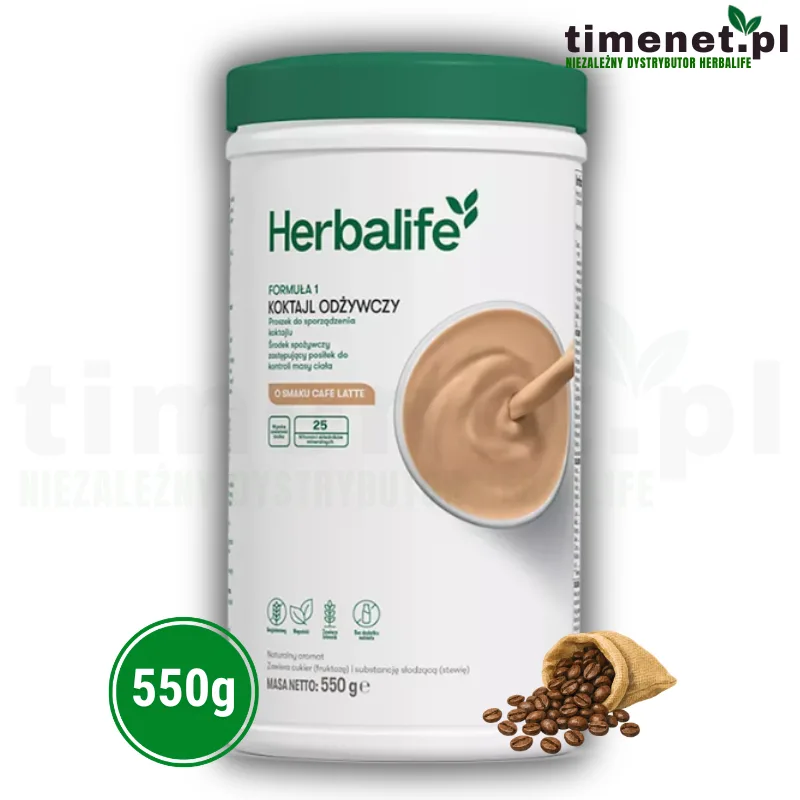 Herbalife koktajl odżywczy o smaku cafe latte 550g