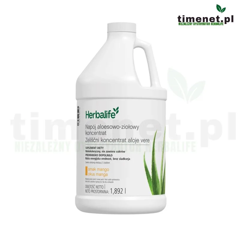 Herbalife Napój Aloesowy smak mango, duże opakowanie 1,892l