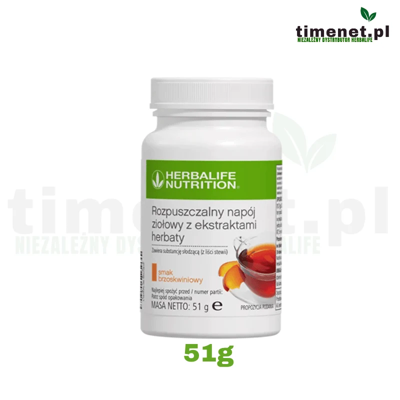 Herbatka rozpuszczalna o smaku brzoskwiniowym 50 g