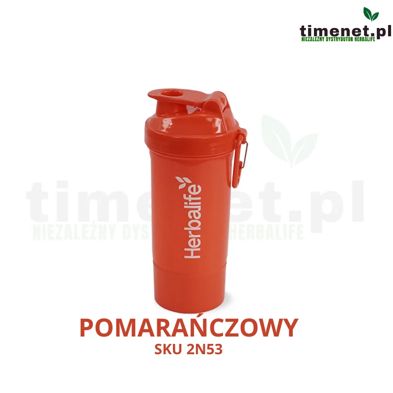 Shaker Herbalife NEON 600ml pomarańczowy