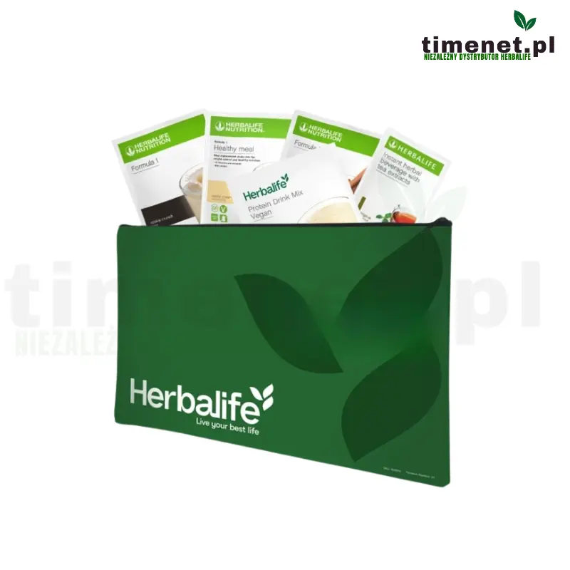 Zestaw Próbek Herbalife – Koktajle F1, PDM Vegan i Napój Ziołowy (7 saszetek)