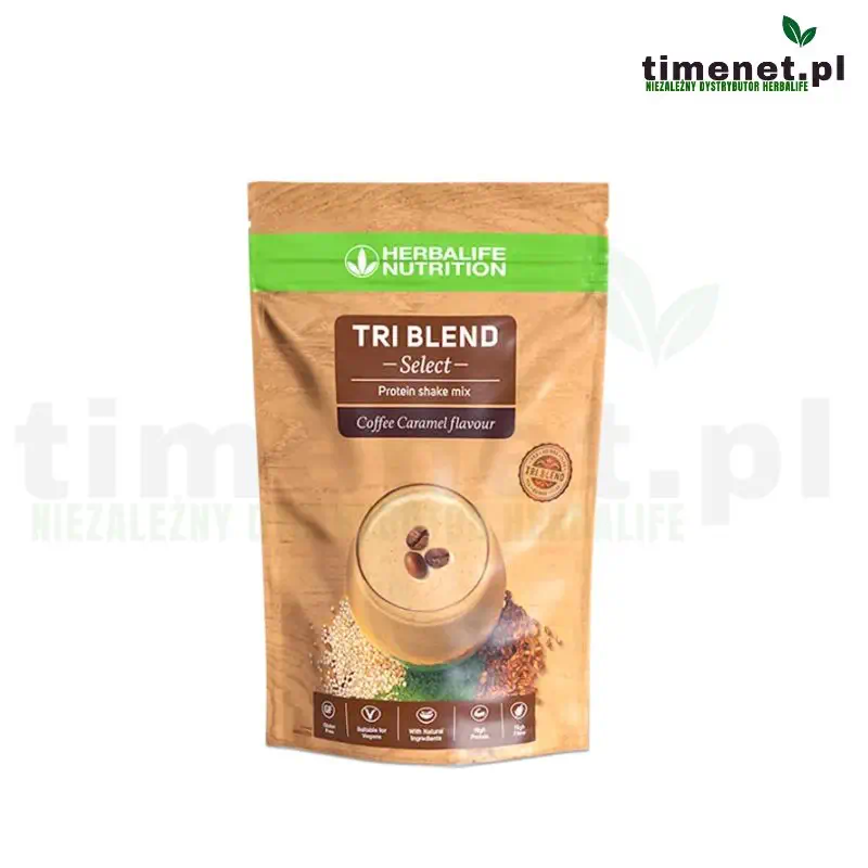 Tri Blend Select proteinowy Herbalife kawowo-karmelowy 600 g