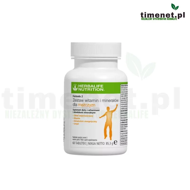 Herbalife Formuła 2 zestaw witamin i minerałów dla mężczyzn 60 tabletek